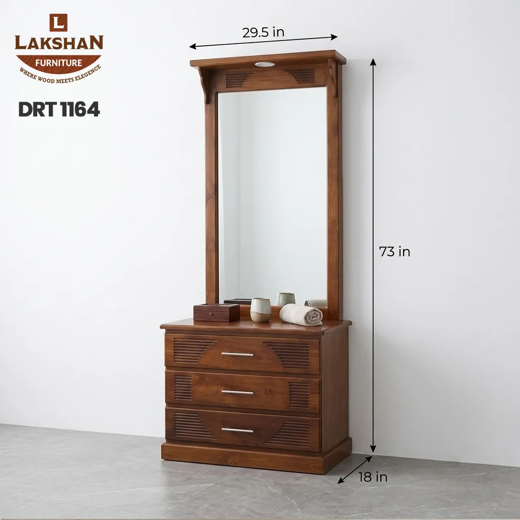 TDRT1164 Teak Dressing Table — View 1